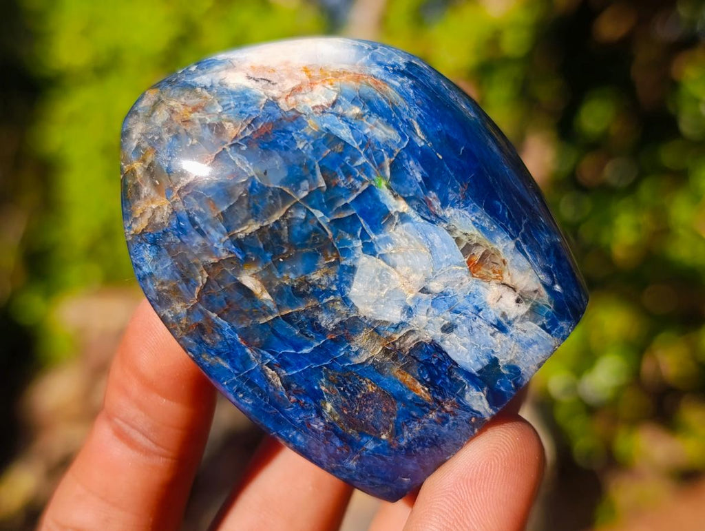 Polished Dumortierite Standing Display Pieces x 12 From Madagascar - Toprock Gemstones and Minerals 