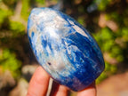 Polished Dumortierite Standing Display Pieces x 12 From Madagascar - Toprock Gemstones and Minerals 