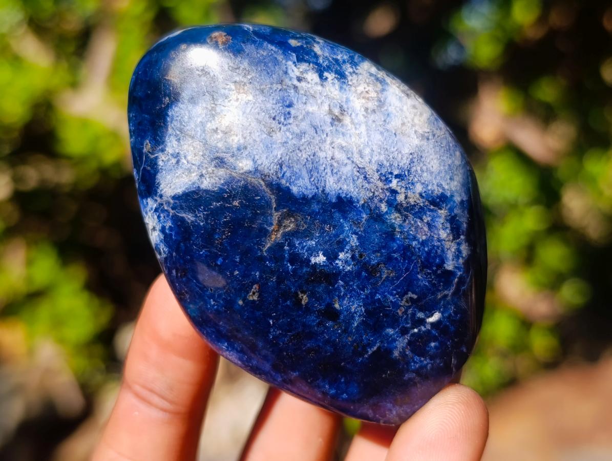 Polished Dumortierite Standing Display Pieces x 12 From Madagascar - Toprock Gemstones and Minerals 