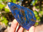 Polished Dumortierite Standing Display Pieces x 12 From Madagascar - Toprock Gemstones and Minerals 