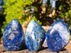 Polished Dumortierite Standing Display Pieces x 12 From Madagascar - Toprock Gemstones and Minerals 