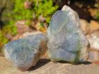 Natural Green Cubic Fluorite Specimens x 6 From Mandrosonoro, Madagascar - Toprock Gemstones and Minerals 