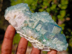 Natural Green Cubic Fluorite Specimens x 6 From Mandrosonoro, Madagascar - Toprock Gemstones and Minerals 