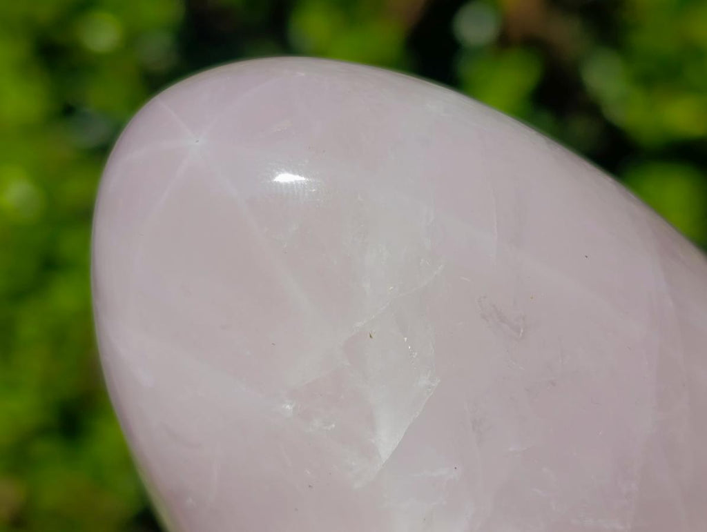 Polished Gemmy Rose Quartz Standing Display Pieces x 3 From Madagascar - Toprock Gemstones and Minerals 
