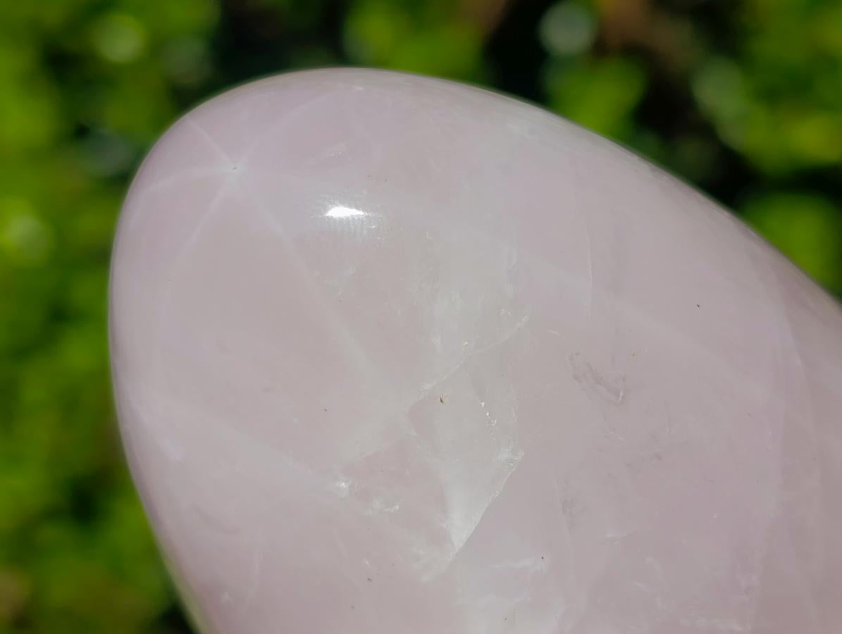 Polished Gemmy Rose Quartz Standing Display Pieces x 3 From Madagascar - Toprock Gemstones and Minerals 