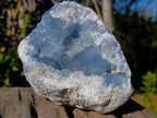 Natural Large Blue Celestite Geode Specimen x 1 From Sakoany, Madagascar - Toprock Gemstones and Minerals 