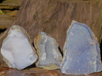 Natural Blue Lace Agate Geode Specimens x 12 From Nsanje, Malawi - Toprock Gemstones and Minerals 