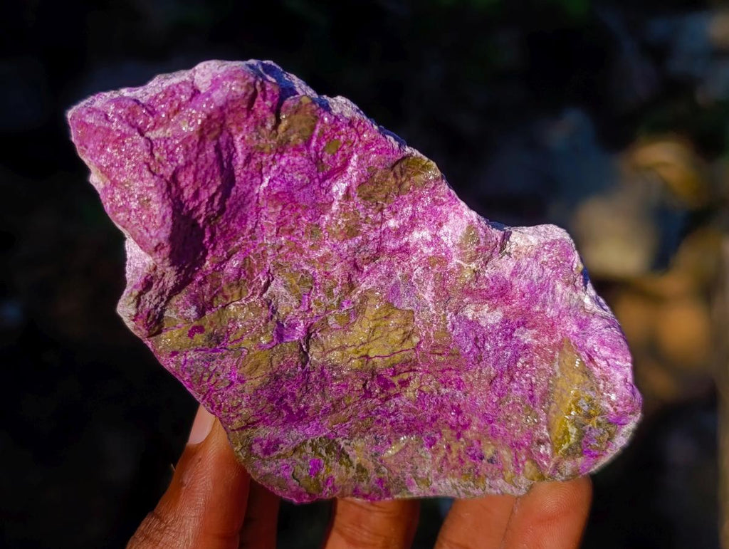 Natural Cobbed Stichtite Specimens x 12 From Barberton, South Africa - Toprock Gemstones and Minerals 