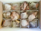 Natural Hematoid Smokey Crystals x 12 From Ambositra Madagascar - Toprock Gemstones and Minerals 