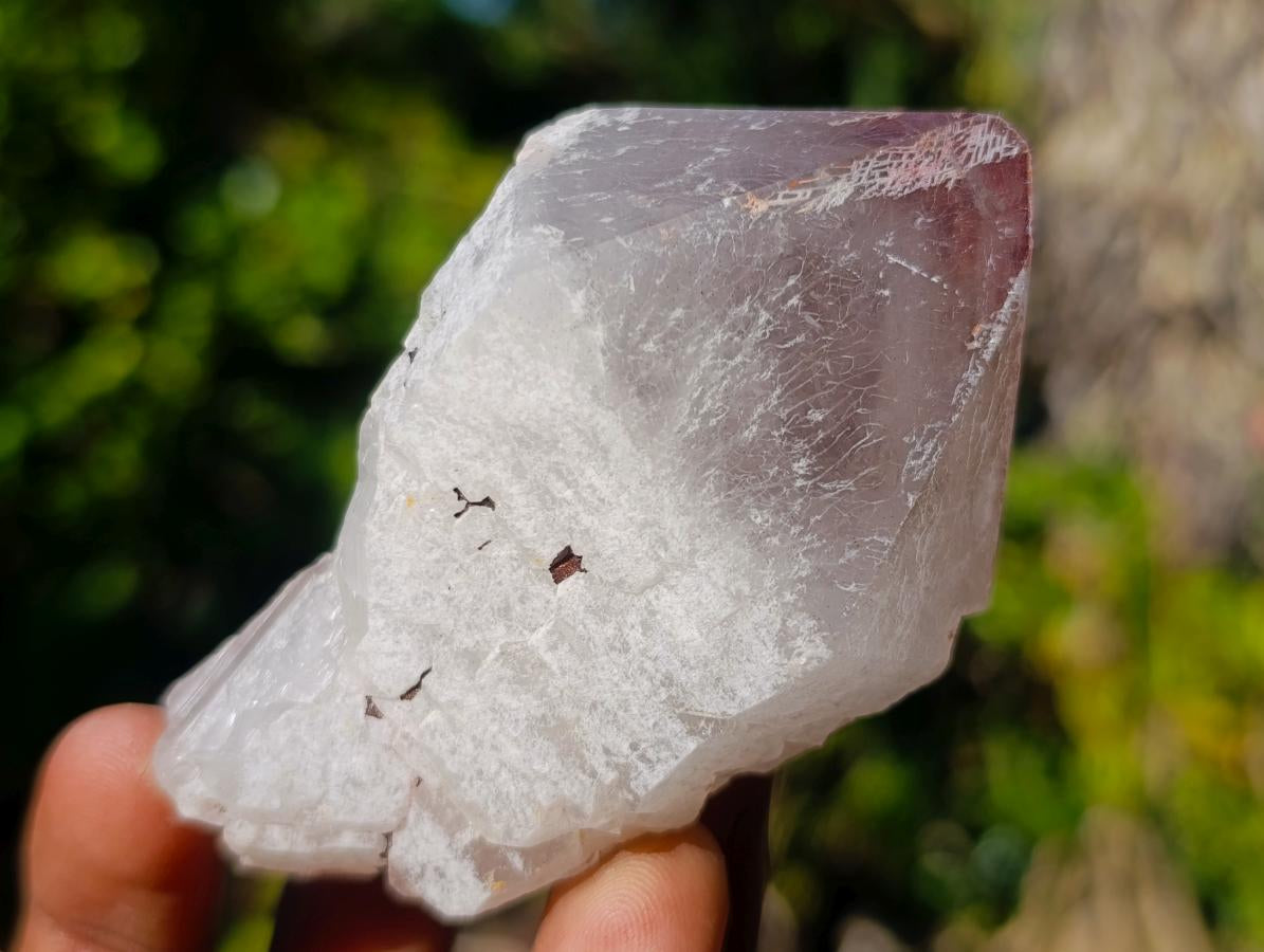Natural Hematoid Smokey Crystals x 12 From Ambositra Madagascar - Toprock Gemstones and Minerals 