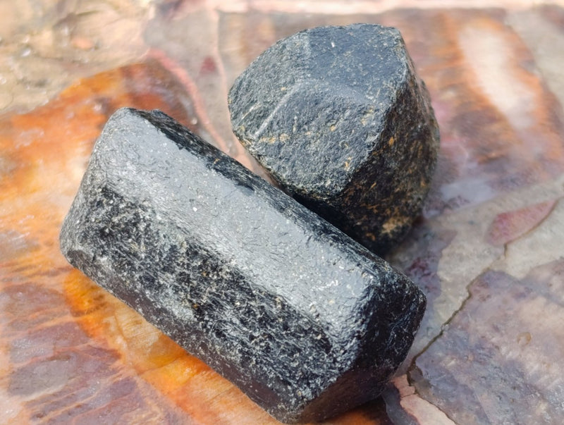 Natural Schorl Black Tourmaline Crystals x 71 From Zimbabwe - Toprock Gemstones and Minerals 