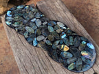 Polished Labradorite Conglomerate Coasters x 6 From Madagascar - Toprock Gemstones and Minerals 
