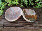 Polished Ocean Jasper Bowls x 2 From Northwest Coast, Madagascar - Toprock Gemstones and Minerals 