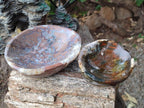 Polished Ocean Jasper Bowls x 2 From Northwest Coast, Madagascar - Toprock Gemstones and Minerals 