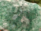 Natural Green Cubic Fluorite Specimens x 2 From Mandrosonoro, Madagascar - Toprock Gemstones and Minerals 