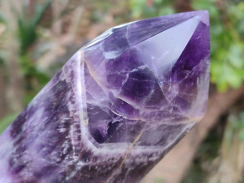 Polished Chevron Amethyst Display Crystals x 3 From Zambia - Toprock Gemstones and Minerals 