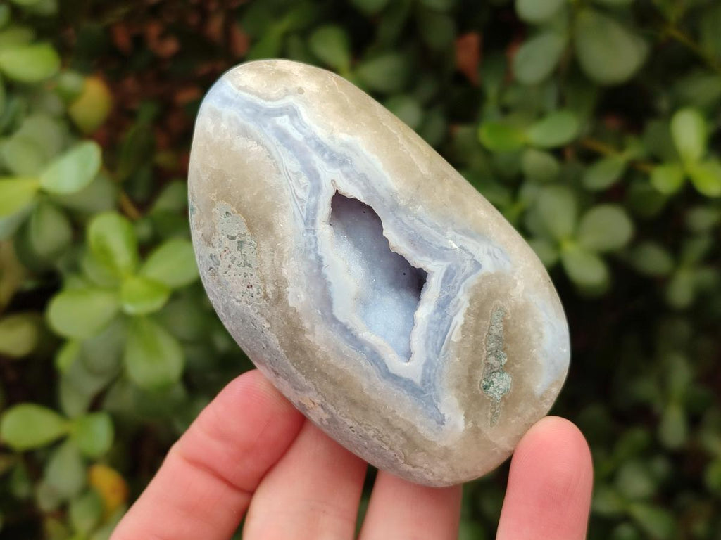 Polished Blue Lace Agate Free Forms x 8 From Nsanje, Malawi - Toprock Gemstones and Minerals 