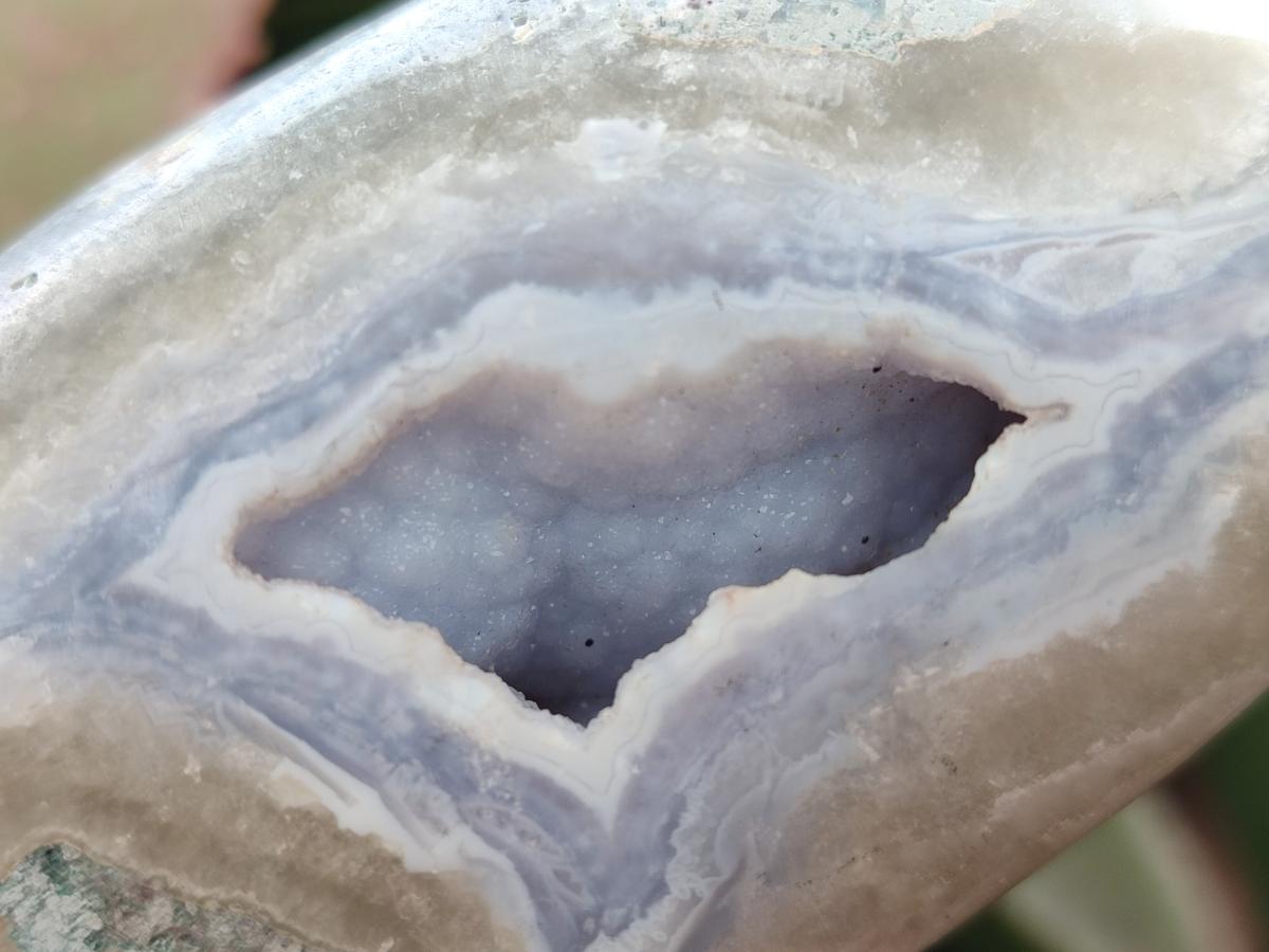 Polished Blue Lace Agate Free Forms x 8 From Nsanje, Malawi - Toprock Gemstones and Minerals 