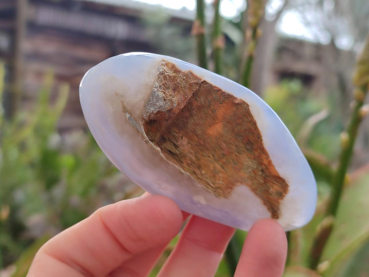 Polished Blue Lace Agate Free Forms x 8 From Nsanje, Malawi - Toprock Gemstones and Minerals 
