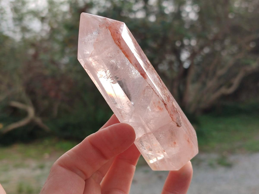 Polished Red Hematoid Quartz Display Crystals x 6 From Madagascar - Toprock Gemstones and Minerals 