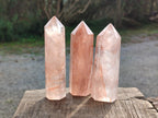 Polished Red Hematoid Quartz Display Crystals x 6 From Madagascar - Toprock Gemstones and Minerals 