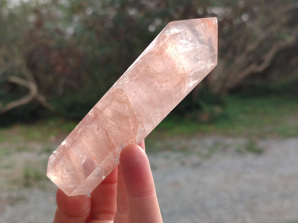 Polished Red Hematoid Quartz Display Crystals x 6 From Madagascar - Toprock Gemstones and Minerals 