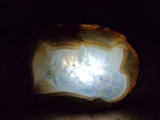 Polished Large Banded Agate Slices with Natural Edging x 6 From Madagascar - Toprock Gemstones and Minerals 