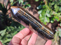 Polished Double Terminated Golden Tigers Eye Crystals x 7 From Prieska, South Africa - Toprock Gemstones and Minerals 