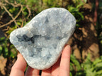 Natural Blue Celestite Geode Specimens x 6 From Sakoany, Madagascar - Toprock Gemstones and Minerals 