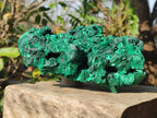 Natural Large Silky Malachite Specimen x 1 From Kasompe, Congo - Toprock Gemstones and Minerals 