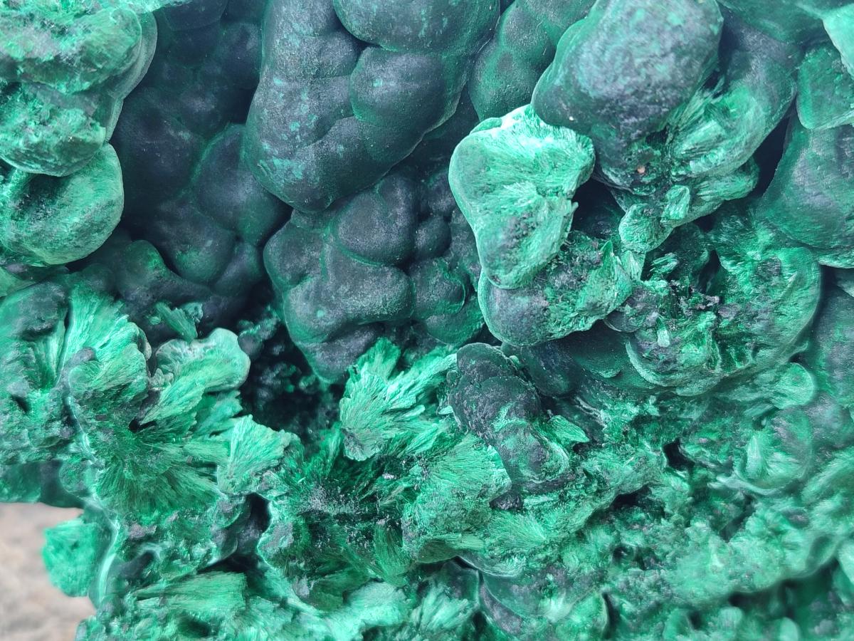 Natural Large Silky Malachite Specimen x 1 From Kasompe, Congo - Toprock Gemstones and Minerals 