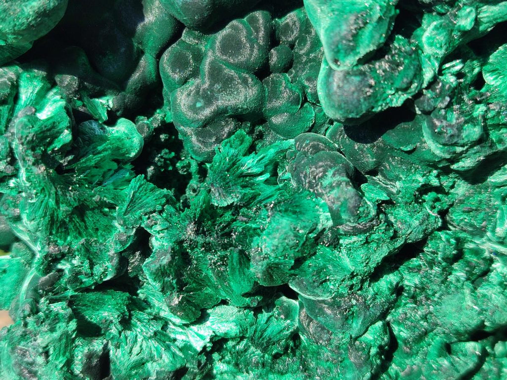 Natural Large Silky Malachite Specimen x 1 From Kasompe, Congo - Toprock Gemstones and Minerals 