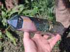 Polished Ocean Jasper Towers x 2 From Northwest Coast, Madagascar - Toprock Gemstones and Minerals 