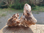 Natural Drusy Quartz Coated Calcite Crystal and Cluster Specimens x 12 From Albert's Mountain, Lesotho - Toprock Gemstones and Minerals 