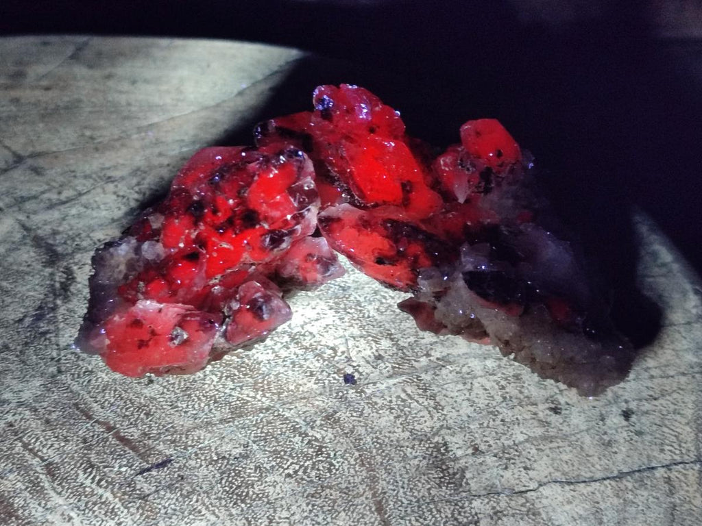 Natural Drusy Quartz Coated Calcite Crystal and Cluster Specimens x 12 From Albert's Mountain, Lesotho - Toprock Gemstones and Minerals 
