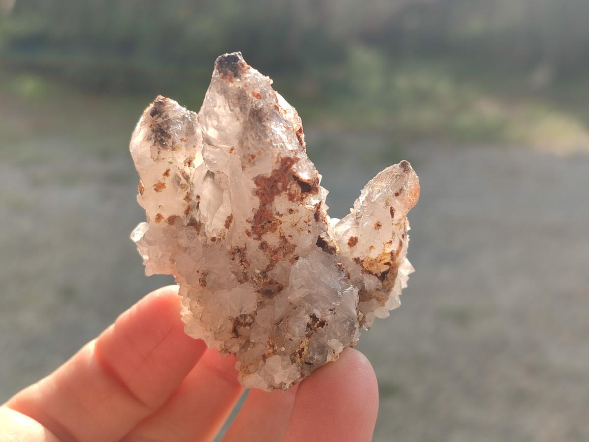Natural Drusy Quartz Coated Calcite Crystal and Cluster Specimens x 12 From Albert's Mountain, Lesotho - Toprock Gemstones and Minerals 