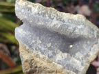 Natural Blue Lace Agate Geode Specimens x 6 From Nsanje, Malawi - Toprock Gemstones and Minerals 