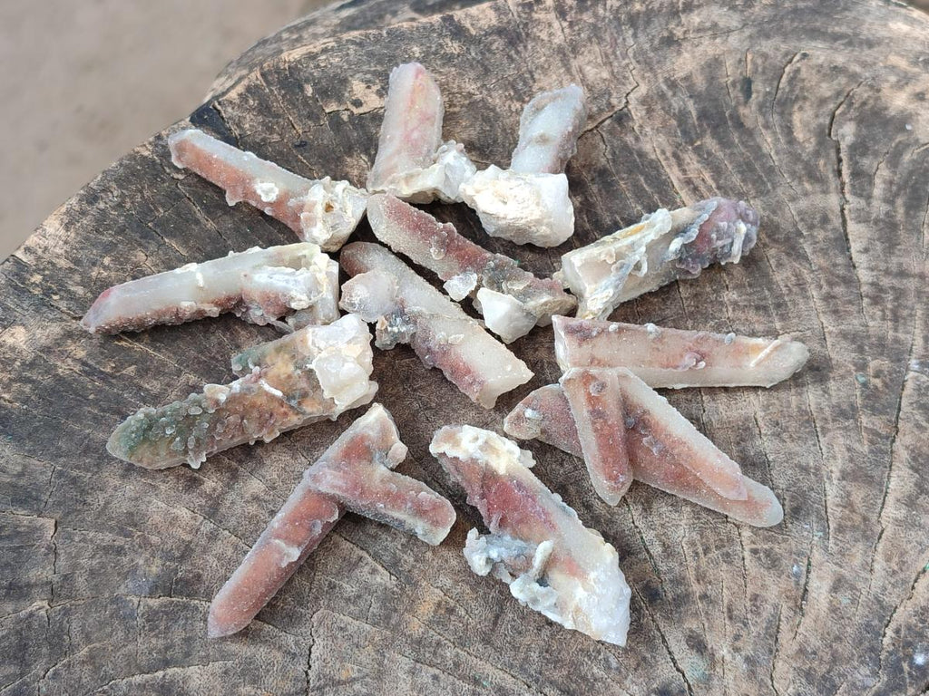 Natural Hematoid Tinted Fairy Spirit Quartz Single Crystals x 70 From Boekenhouthoek, South Africa - Toprock Gemstones and Minerals 
