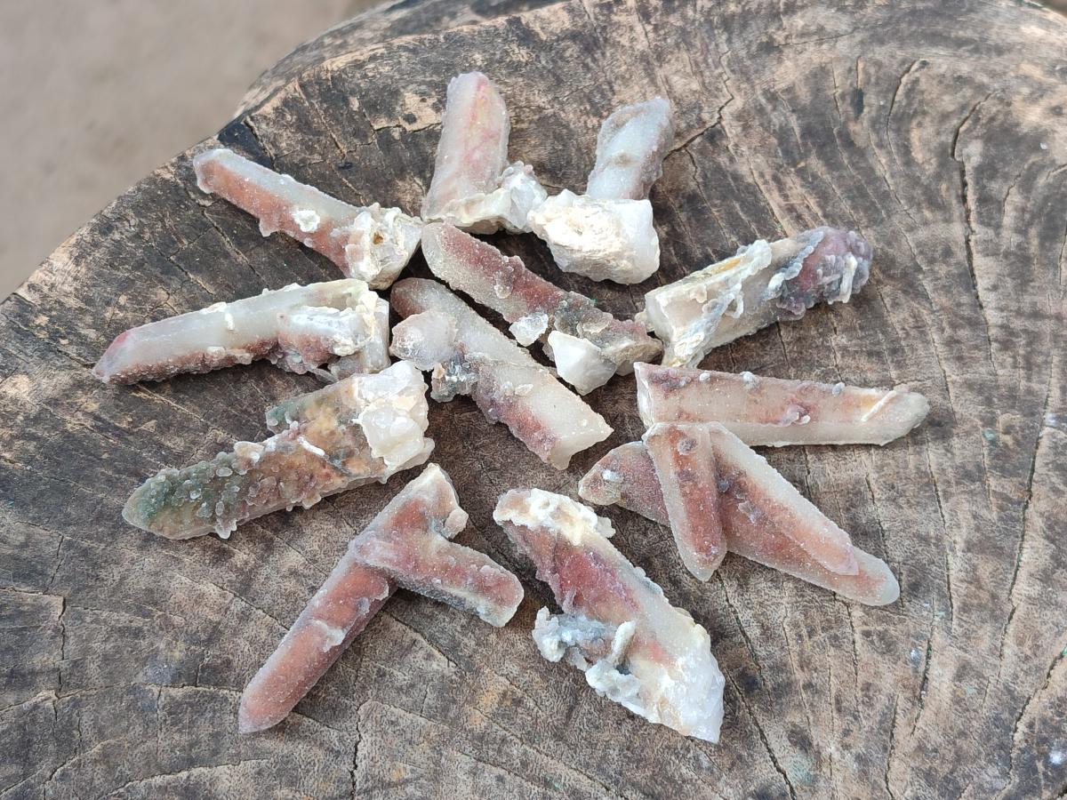 Natural Hematoid Tinted Fairy Spirit Quartz Single Crystals x 70 From Boekenhouthoek, South Africa - Toprock Gemstones and Minerals 