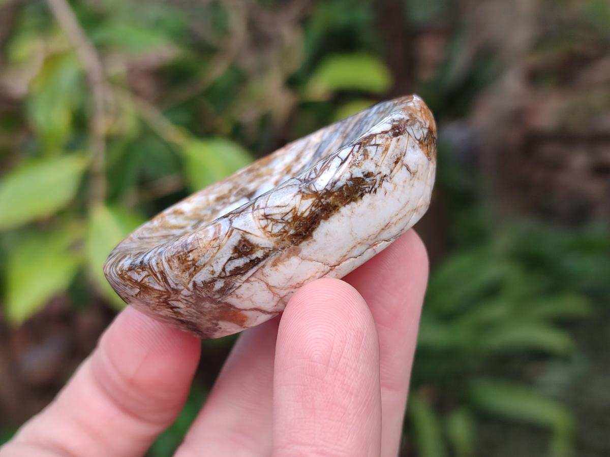 Polished Zebra Agate Worry Stones x 25 From Madagascar