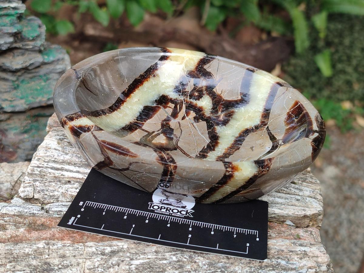 Polished Septerye Bowls x 2 From Mahajanga, Madagascar