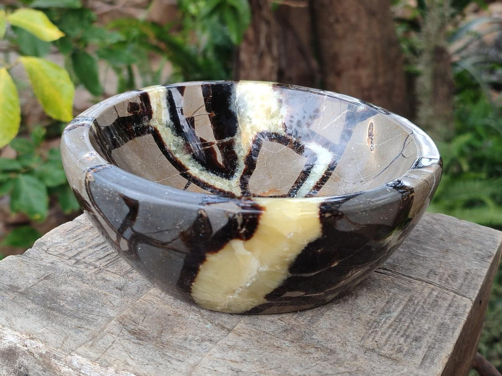 Polished Septerye Bowls x 2 From Mahajanga, Madagascar