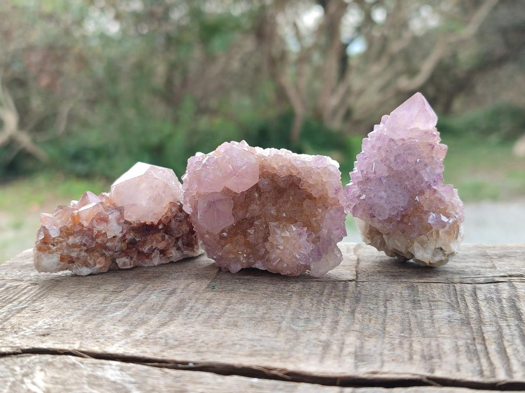 Natural Spirit Quartz and Spirit Amethyst Clusters x 26 From Boekenhouthoek, South Africa - Toprock Gemstones and Minerals 