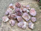 Natural Spirit Quartz and Spirit Amethyst Clusters x 26 From Boekenhouthoek, South Africa - Toprock Gemstones and Minerals 