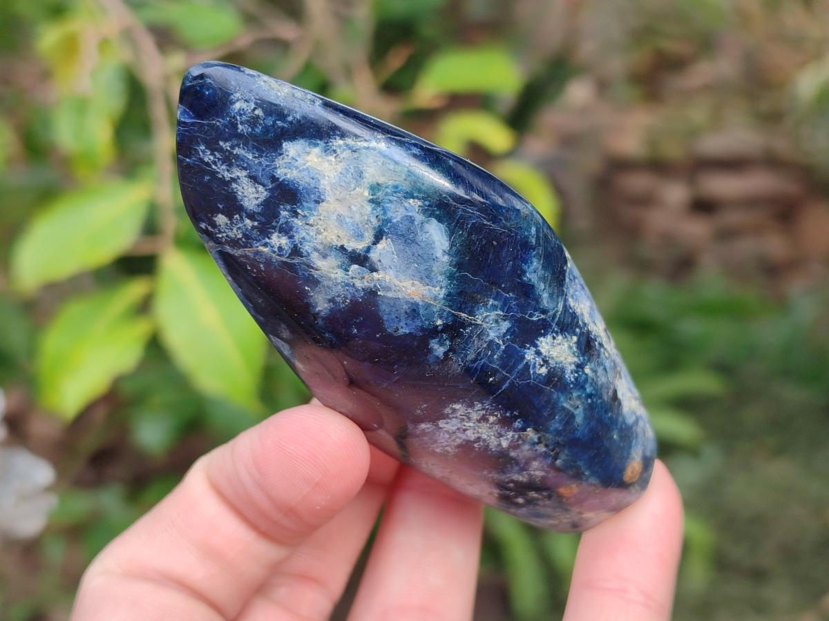 Polished Dumortierite Standing Display Pieces x 6 From Madagascar - Toprock Gemstones and Minerals 