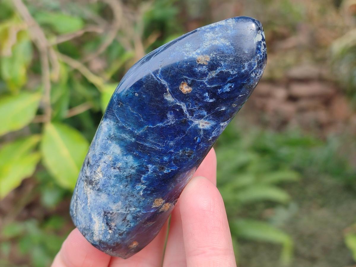 Polished Dumortierite Standing Display Pieces x 6 From Madagascar - Toprock Gemstones and Minerals 