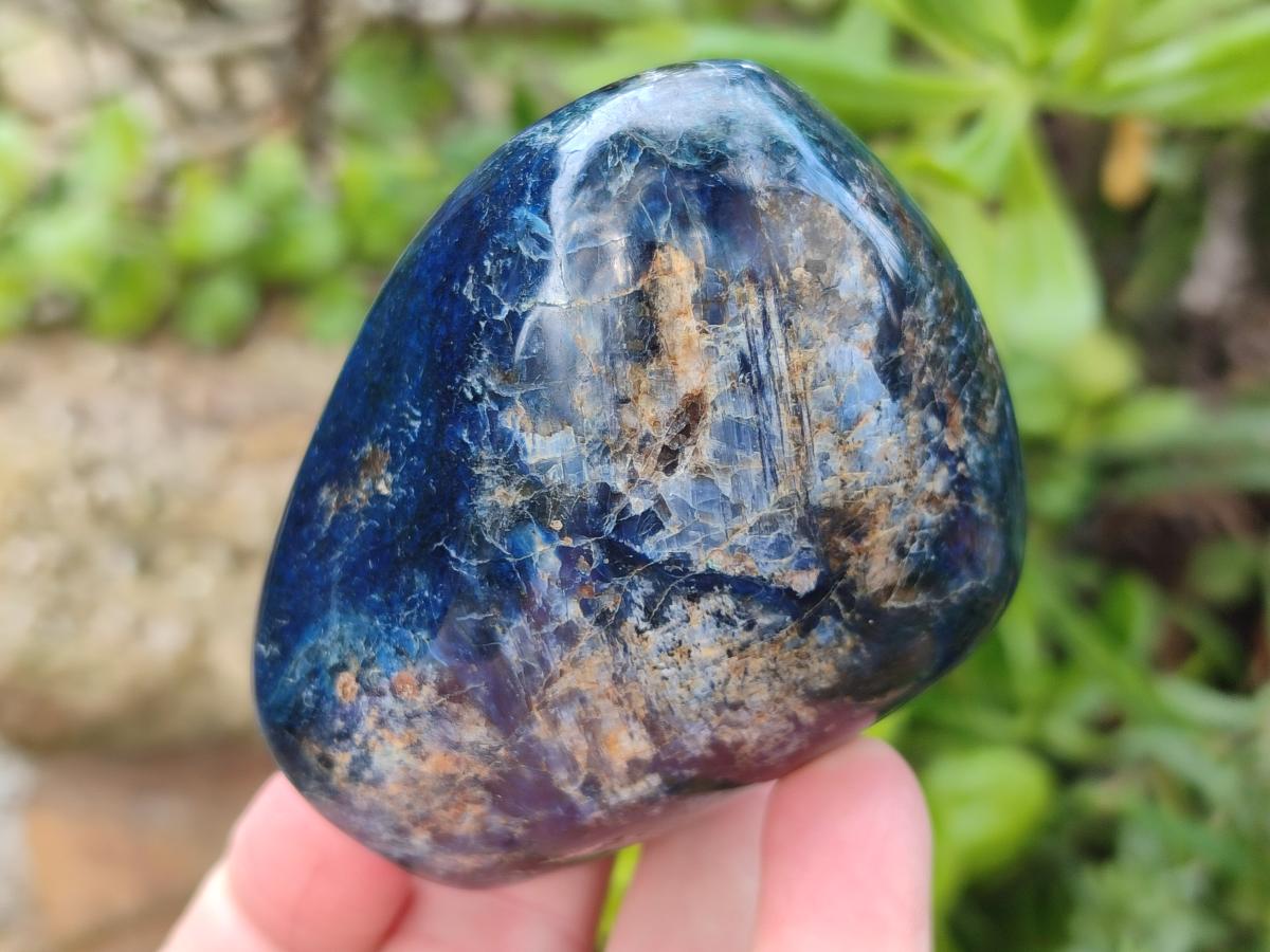Polished Dumortierite Standing Display Pieces x 6 From Madagascar - Toprock Gemstones and Minerals 