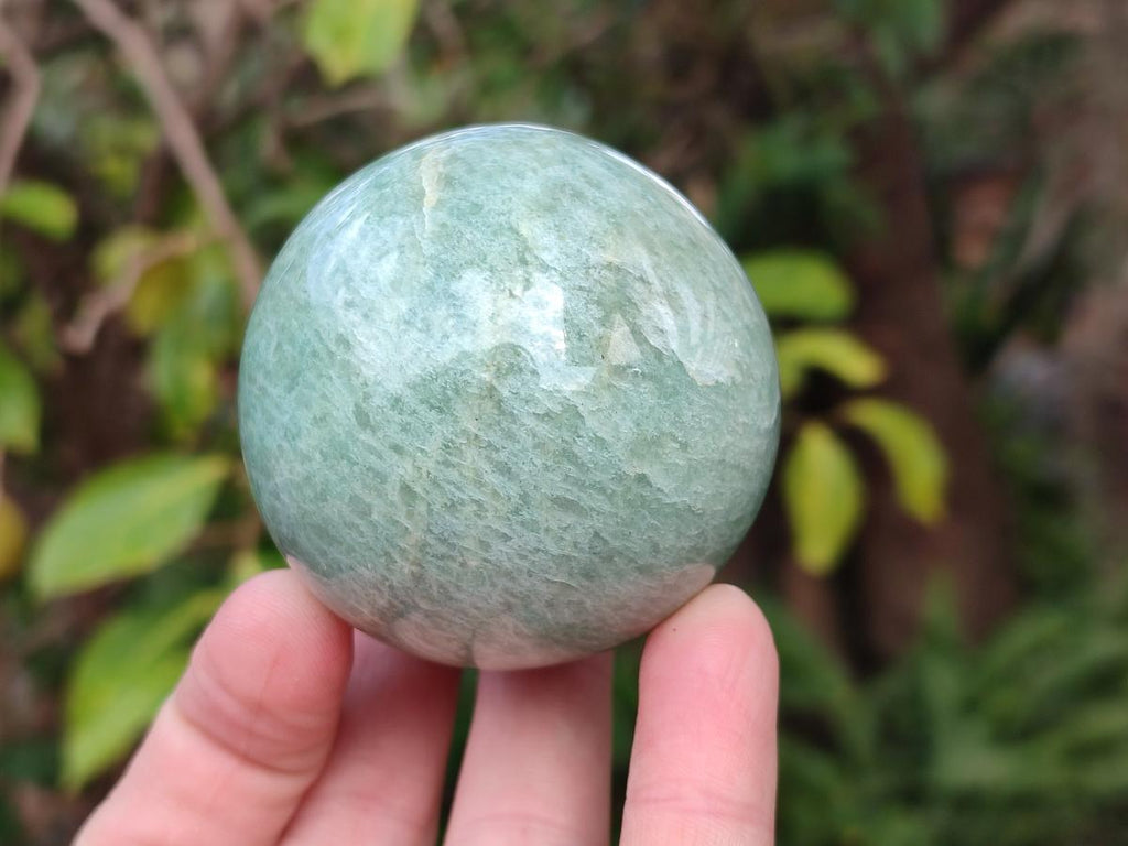 Polished Amazonite Spheres x 6 From Madagascar - Toprock Gemstones and Minerals 