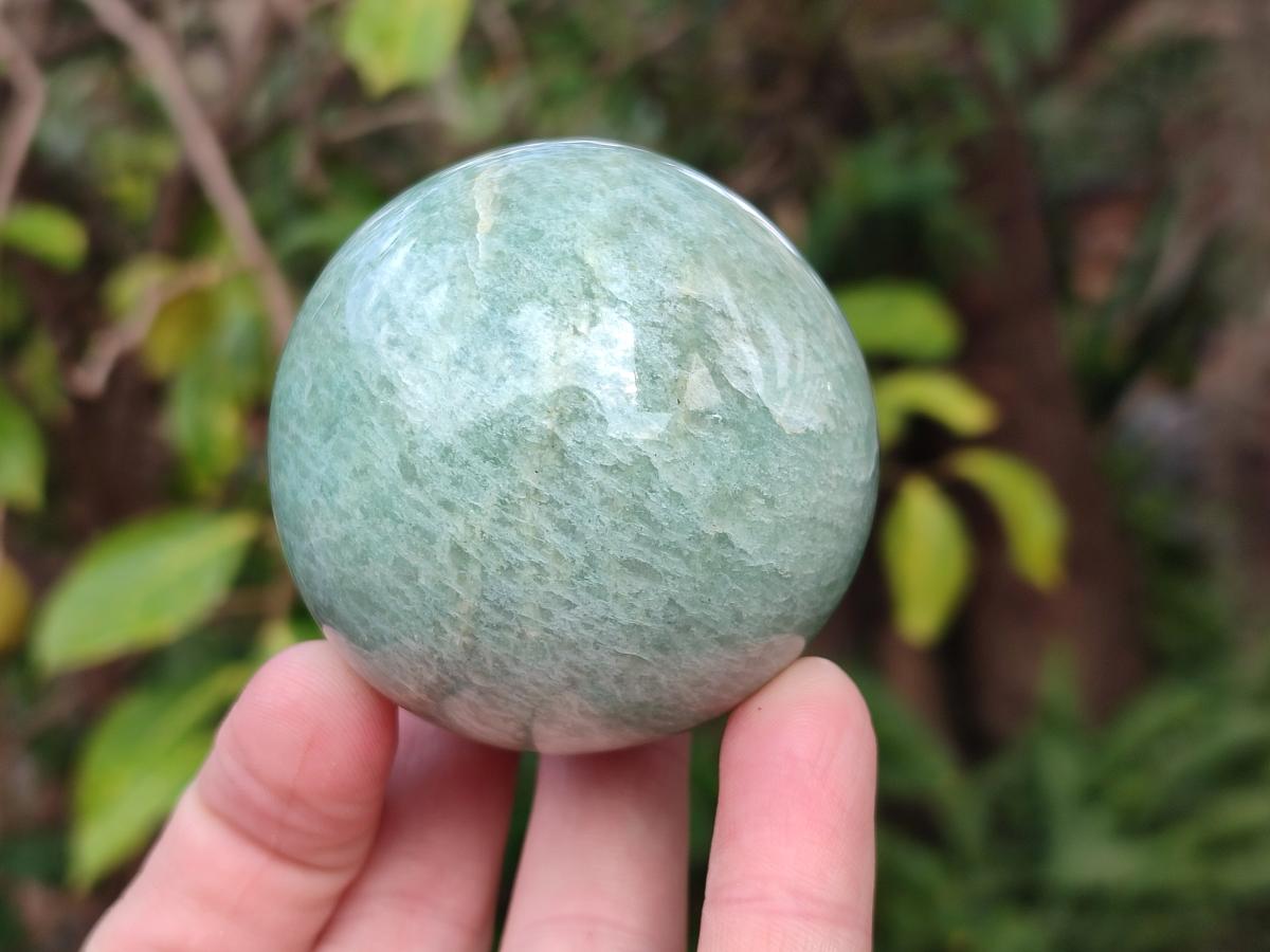 Polished Amazonite Spheres x 6 From Madagascar - Toprock Gemstones and Minerals 
