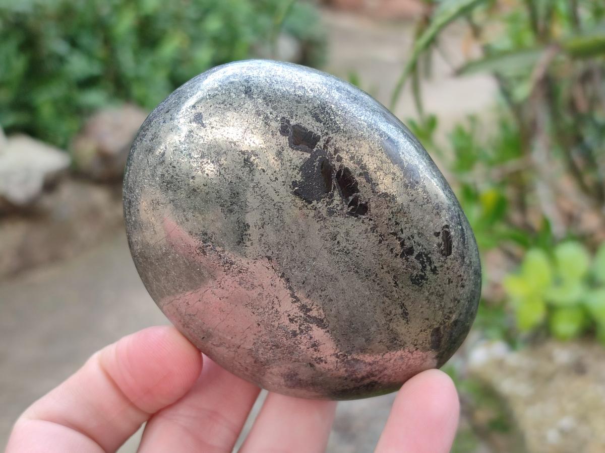 Polished Large Basalt Pharaoh Stone Galets x 3 From Iron Duke Mine, Zimbabwe - Toprock Gemstones and Minerals 